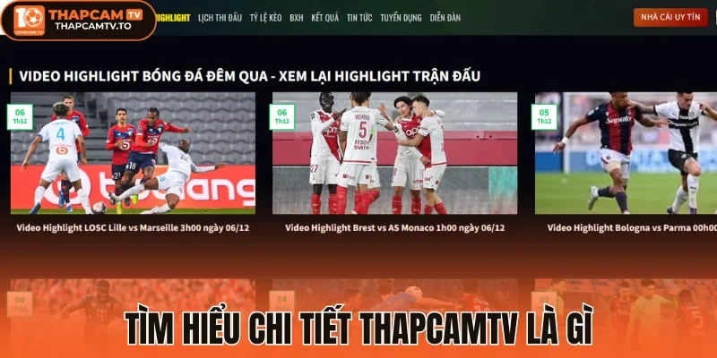 Tìm hiểu chi tiết Thapcamtv là gì