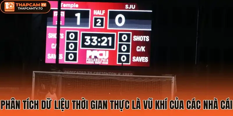 Phân tích dữ liệu thời gian thực là vũ khí của các nhà cái
